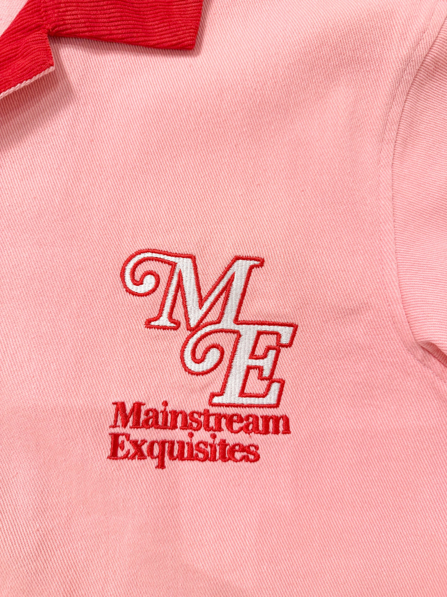 “Put It On My Man’s Tab” Crop Top Button-Down Worker Shirt