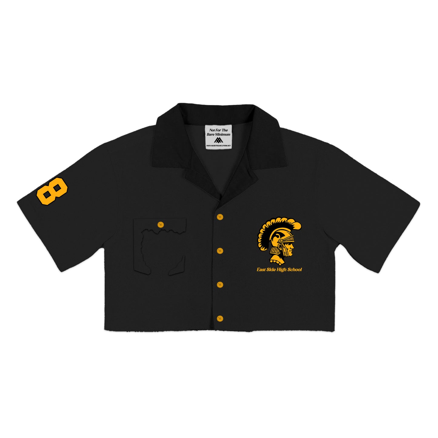 Women's East Side Crop Top Button-Down Reunion Shirt