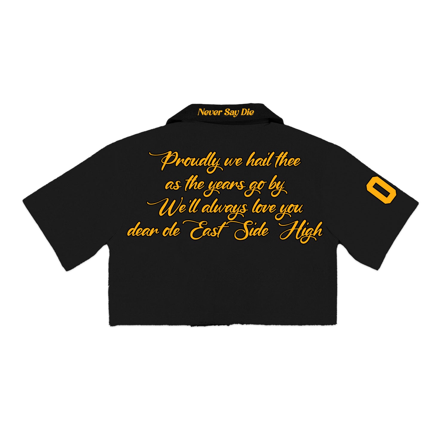 Women's East Side Crop Top Button-Down Reunion Shirt