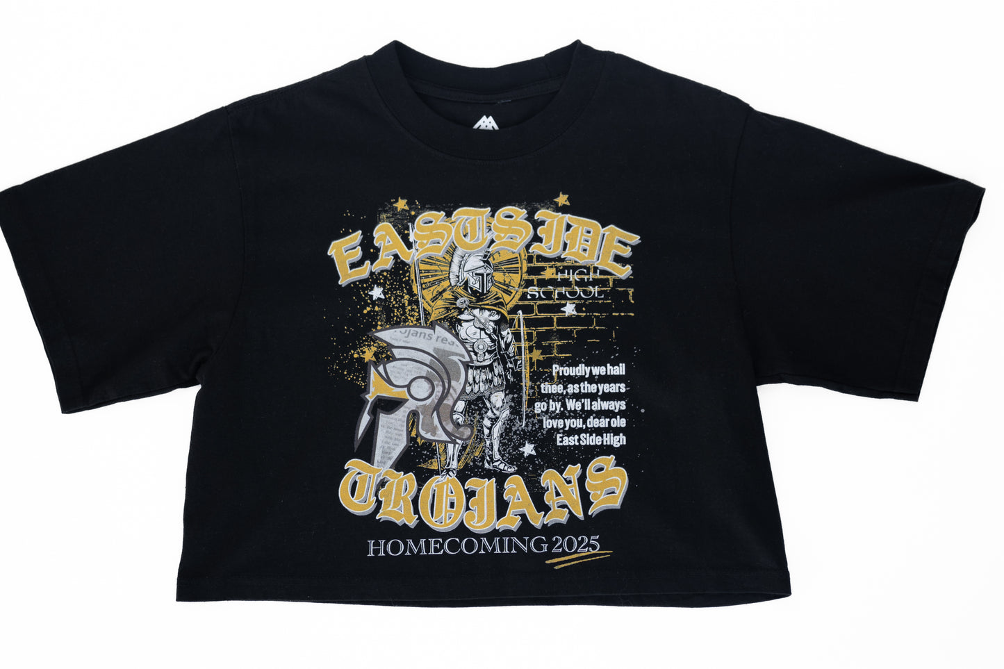 Women's East Side High School Crop Top Graphic T-Shirt