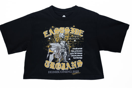 Women's East Side High School Crop Top Graphic T-Shirt