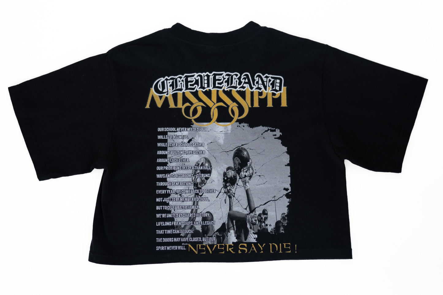 Women's East Side High School Crop Top Graphic T-Shirt